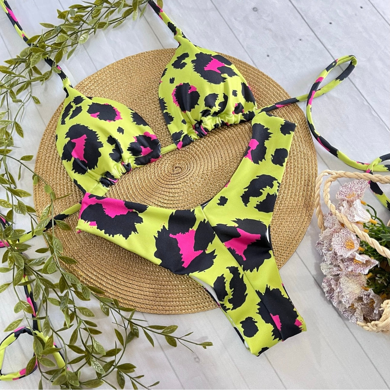 Bikini Onça verde