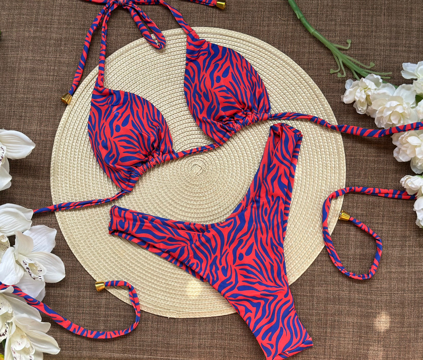 Bikini Jaguar rosado